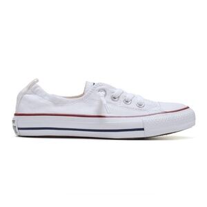 Converse Unisex Low Top Chuck Taylor All Star Ox Shoes, White/Red/Navy